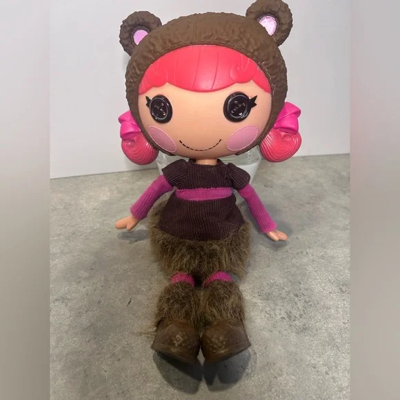 Poupée LaLaLoopsy ours en peluche pots de miel 12" rare floue 2013 MGA Entertain - Picture 3 of 5